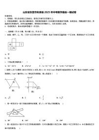 山东省东营市利津县2025年中考数学最后一模试卷含解析