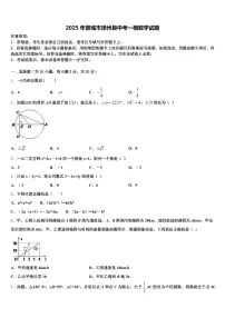2025年晋城市泽州县中考一模数学试题含解析