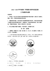 2024-2025学年广东省深圳市南山区八年级下学期数学期末试卷