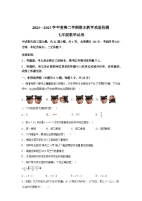 2024-2025学年吉林省吉林市永吉县七年级下学期期末数学检测试卷