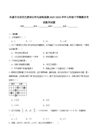 内蒙古自治区巴彦淖尔市乌拉特前旗2023-2024学年七年级下学期期末考试数学试卷(含解析)
