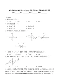 湖北省襄阳市襄州区2023-2024学年八年级下学期期末考试数学试卷(含解析)