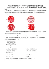 广东省深圳市龙岗区2024-2025学年七年级下学期期末考试数学试题