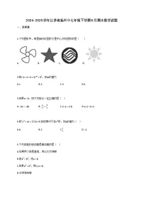 2024~2025学年江苏省扬州市七年级下册6月（期末）数学检测试卷（含解析）