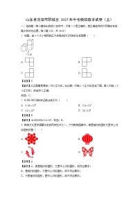 山东省菏泽市郓城县2025年中考模拟（五）数学试卷（解析版）