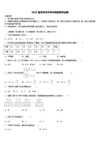 2025届凭祥市中考冲刺卷数学试题含解析
