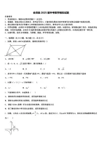 会泽县2025届中考数学模拟试题含解析