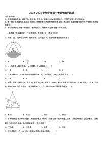 2024-2025学年会理县中考联考数学试题含解析
