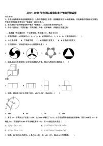 2024-2025学年浙江省阜阳市中考数学模试卷含解析