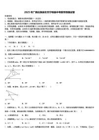 2025年广西壮族崇左市宁明县中考数学四模试卷含解析