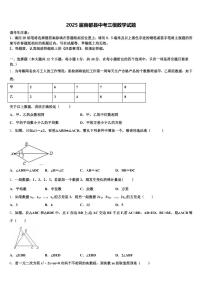 2025届商都县中考三模数学试题含解析
