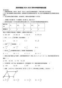 菏泽市曹县2024-2025学年中考数学模拟试题含解析