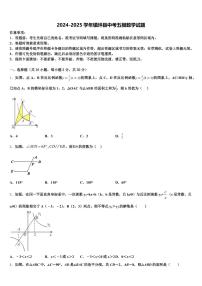 2024-2025学年镇坪县中考五模数学试题含解析