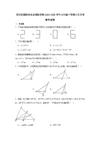 四川省绵阳市东辰国际学校2024-2025学年七年级下学期6月月考数学试卷