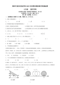 四川省绵阳外国语实验学校2024-2025学年下学期七年级期末数学试卷（含参考答案）