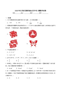 江苏省无锡市惠山区2025届九年级下学期中考三模数学试卷(含解析)