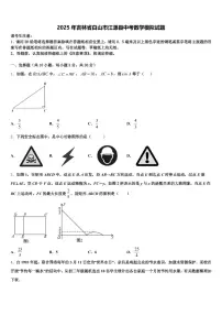 2025年吉林省白山市江源县中考数学模拟试题含解析