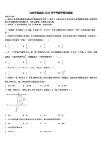 北京市密云区2025年中考数学模拟试题含解析