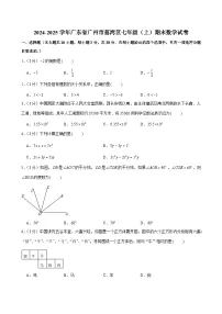 2024-2025学年广东省广州市荔湾区七年级(上)期末数学试卷（含答案）
