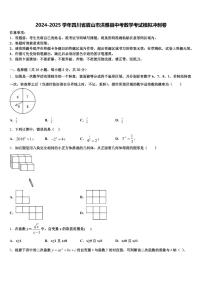 2024-2025学年四川省眉山市洪雅县中考数学考试模拟冲刺卷含解析