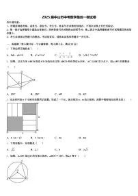 2025届中山市中考数学最后一模试卷含解析