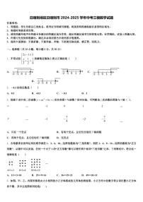 日喀则地区日喀则市2024-2025学年中考三模数学试题含解析