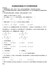 凉山彝族自治州美姑县2025年中考数学仿真试卷含解析