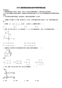 2025届阜新蒙古族自治县中考数学模拟试题含解析