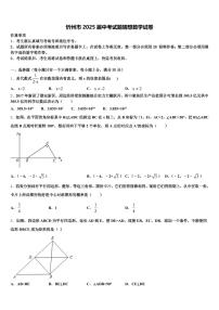 忻州市2025届中考试题猜想数学试卷含解析