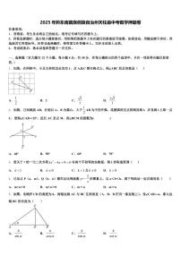 2025年黔东南苗族侗族自治州天柱县中考数学押题卷含解析