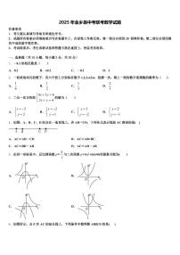 2025年金乡县中考联考数学试题含解析