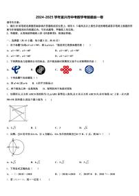 2024-2025学年宜兴市中考数学考前最后一卷含解析