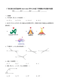 广西桂林市2023-2024学年七年级下学期期末考试数学试卷(含解析)