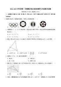 【九上HK数学】安徽省安庆市2024-2025学年九年级上学期期末考试数学试卷