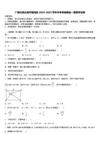 广西壮族北海市银海区2024-2025学年中考考前最后一卷数学试卷含解析