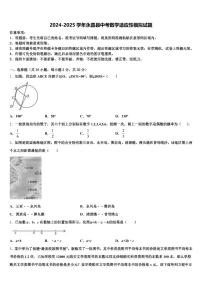 2024-2025学年永嘉县中考数学适应性模拟试题含解析