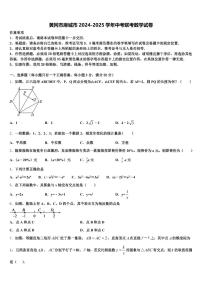 黄冈市麻城市2024-2025学年中考联考数学试卷含解析