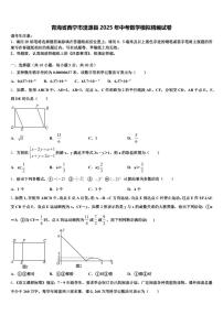 青海省西宁市湟源县2025年中考数学模拟精编试卷含解析