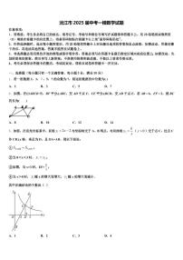 沅江市2025届中考一模数学试题含解析