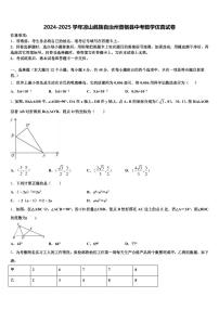2024-2025学年凉山彝族自治州普格县中考数学仿真试卷含解析
