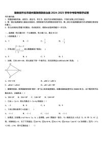 湖南省怀化市靖州苗族侗族自治县2024-2025学年中考联考数学试卷含解析