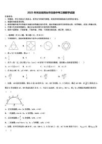 2025年河北省邢台市任县中考三模数学试题含解析