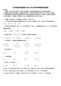 辽宁省丹东市振安区2024-2025学年中考数学五模试卷含解析