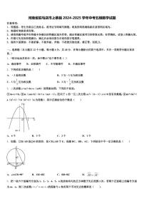 河南省驻马店市上蔡县2024-2025学年中考五模数学试题含解析