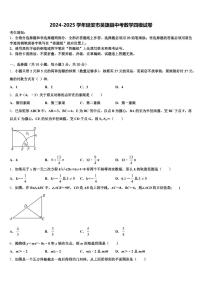 2024-2025学年延安市吴旗县中考数学四模试卷含解析