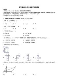 阜平县2025年中考数学四模试卷含解析