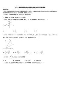 2025届楚雄彝族自治州大姚县中考数学仿真试卷含解析