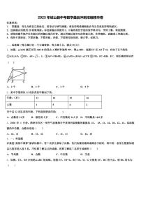2025年岐山县中考数学最后冲刺浓缩精华卷含解析