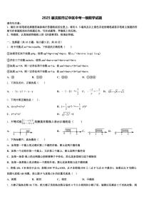 2025届沈阳市辽中区中考一模数学试题含解析