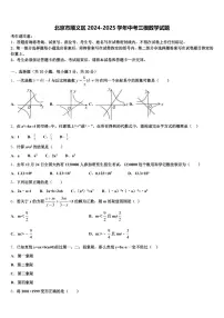 北京市顺义区2024-2025学年中考三模数学试题含解析